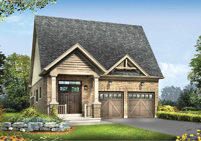 Brookside 2 bedrooms 36' home bungalo new home in Whitby